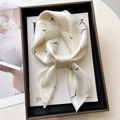 Luxury Silk Feel Square Scarf