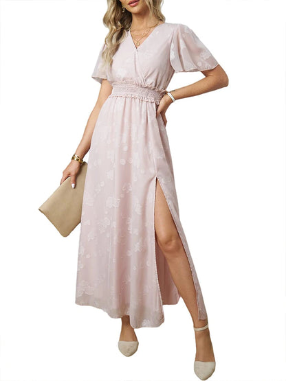 V-Neck Maxi Summer Dress