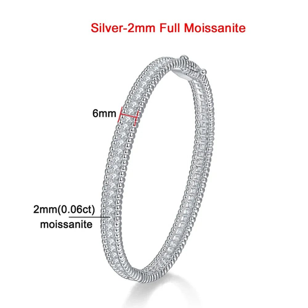 2mm Full Moissanite Bracelets