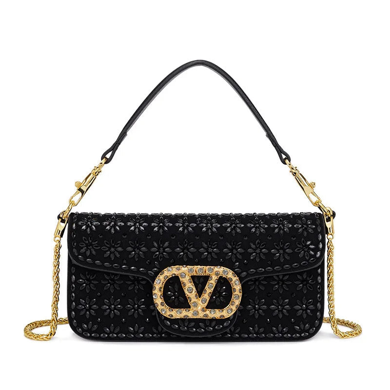 VM FASHION KISS Diamond-Embellished Women’s Handbag