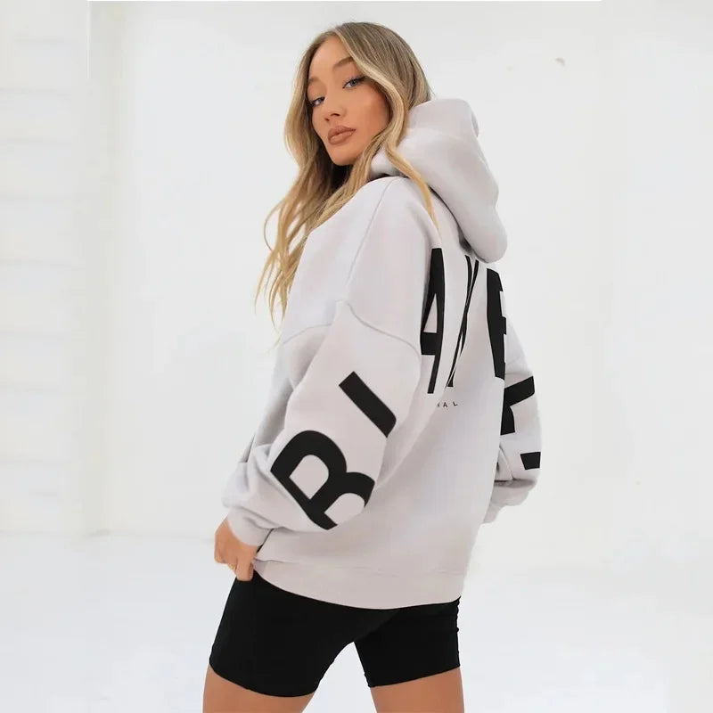 Thick White Winter Hoodie
