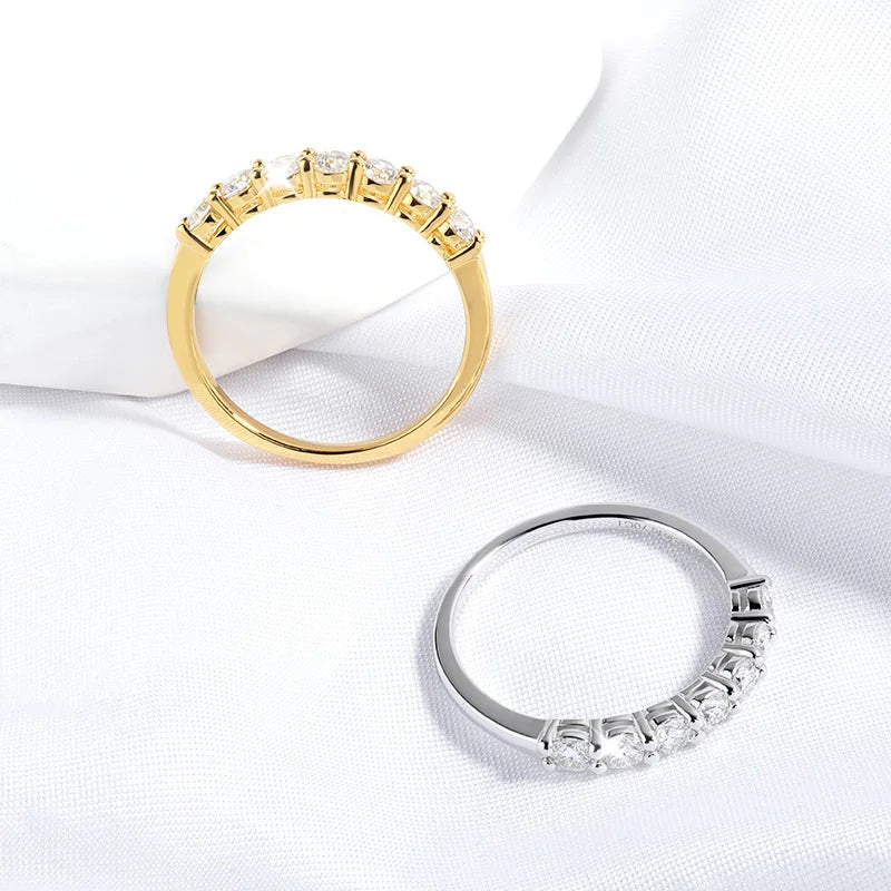 3mm Moissanite Silver Ring