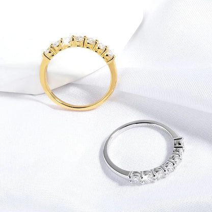 3mm Moissanite Silver Ring