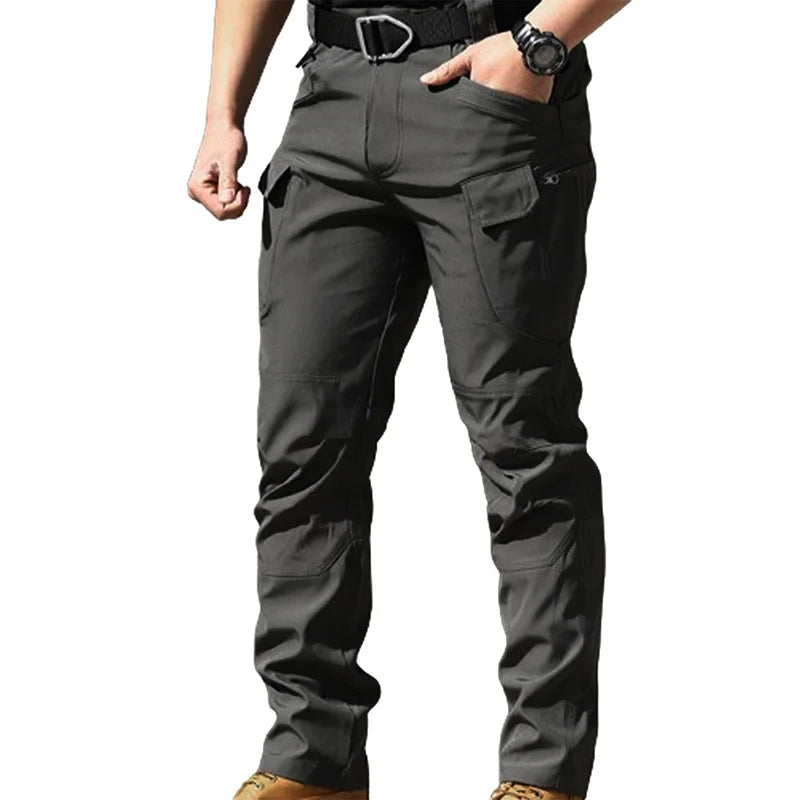 Solid cargo pants