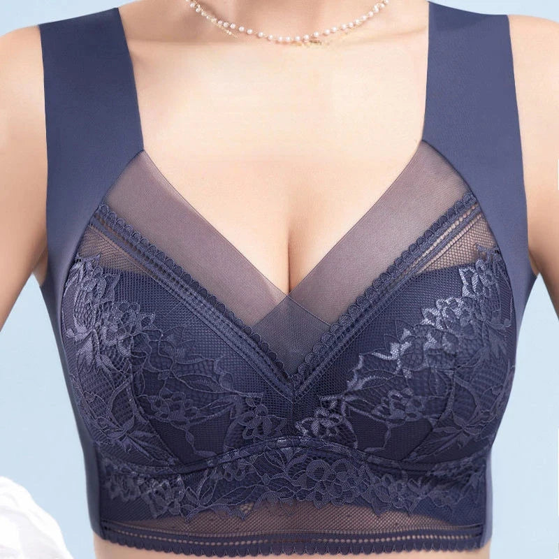 Plus size seamless bralette