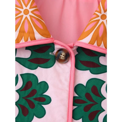 Quilted Print Jacket