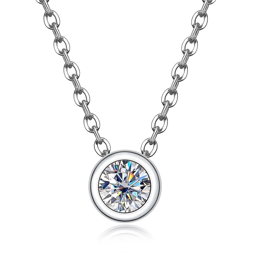 Moissanite Pendant Necklace