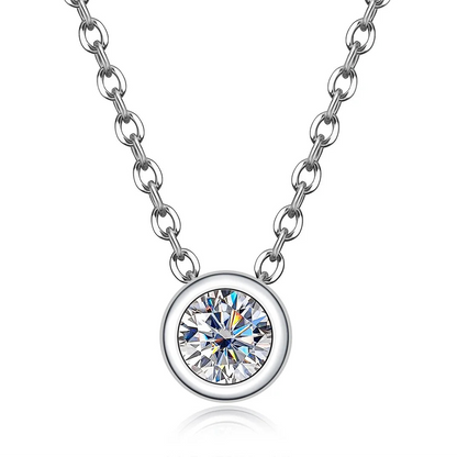 Moissanite Pendant Necklace