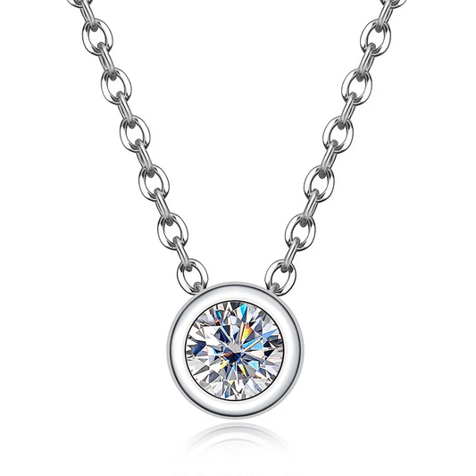 Moissanite Pendant Necklace
