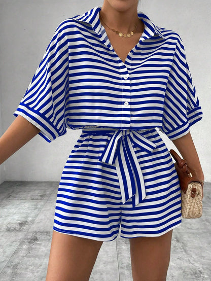 Striped Two-Piece Set