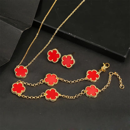 Five Leaf Flower Bracelet