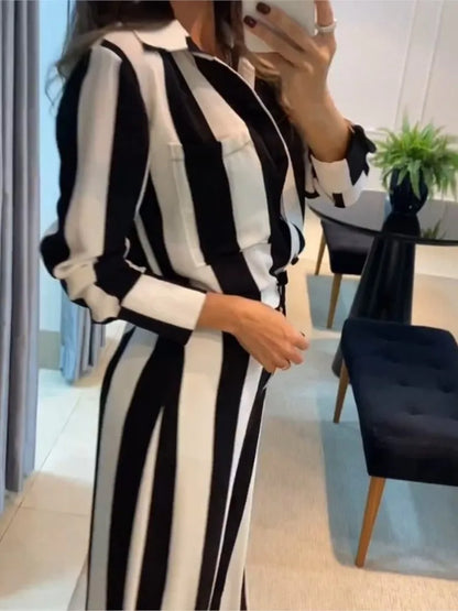 Striped Two-Piece Set