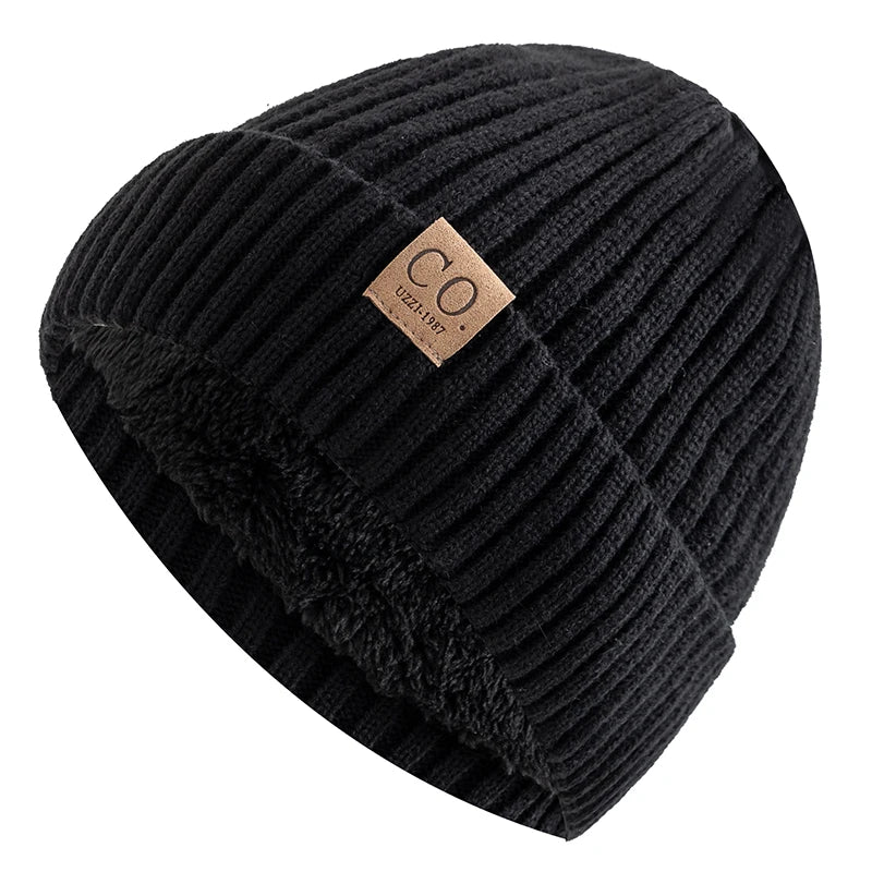 Two-Tone Fur Lined Winter Beanie