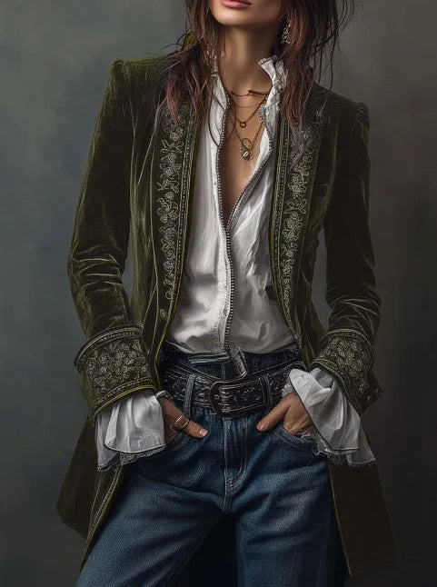 Retro Velvet Jacket