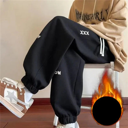 Fleece lined sweatpants