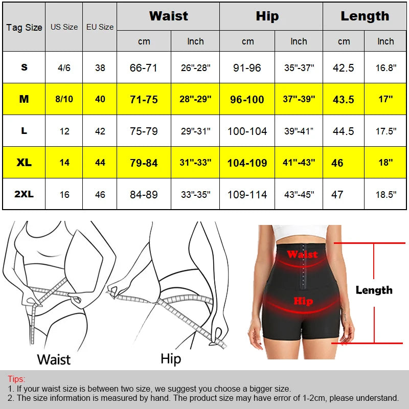 MISSMOLY Hot Sweat Sauna Body Shaper Shorts