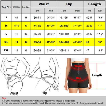 MISSMOLY Hot Sweat Sauna Body Shaper Shorts