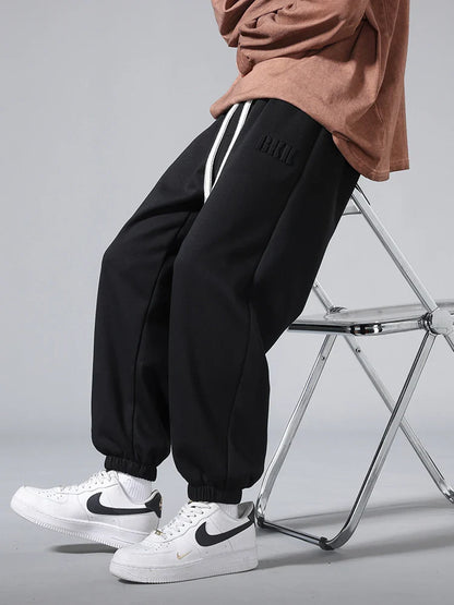 Baggy cotton joggers