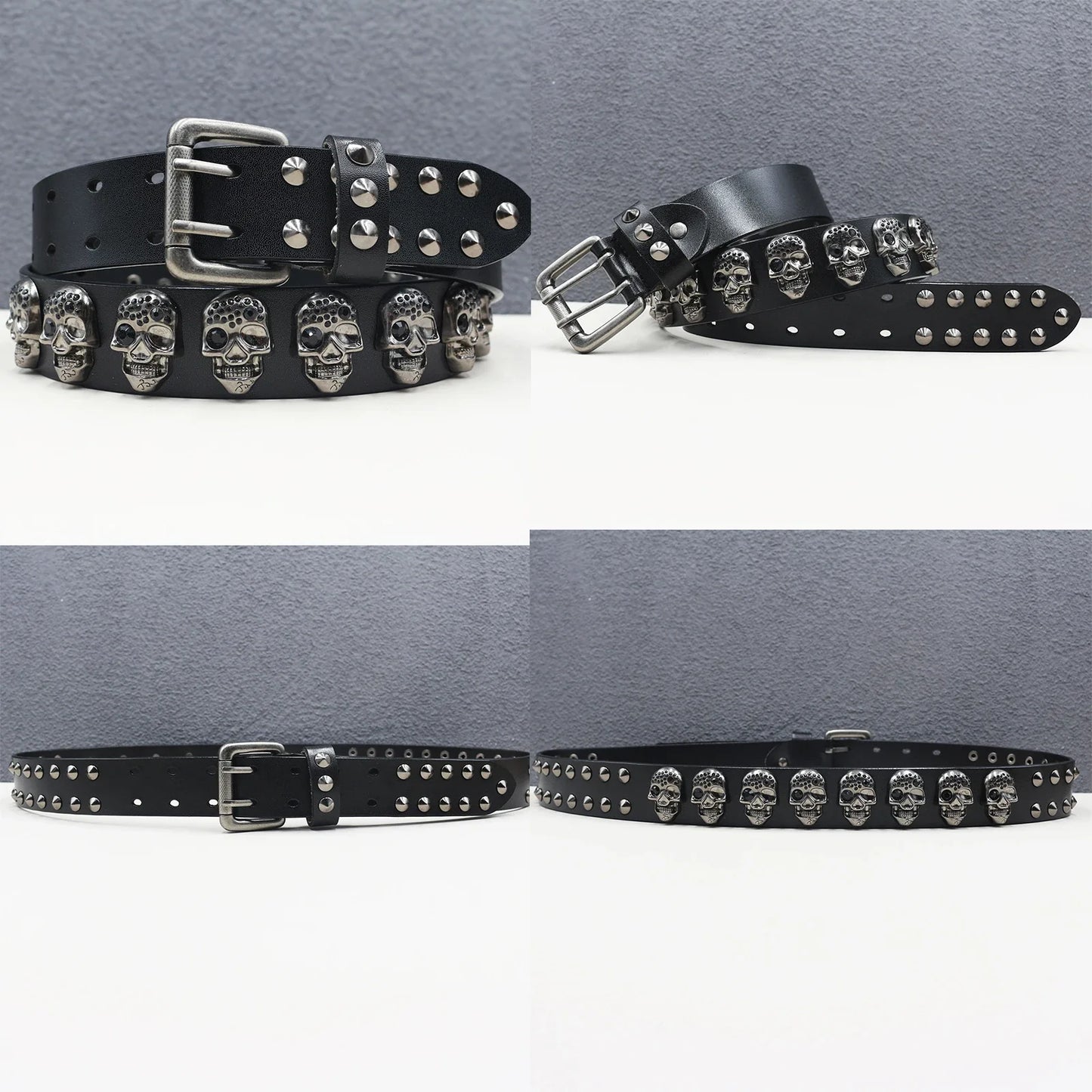 Heavy duty leather belt