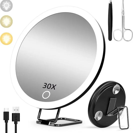 6-Inch Magnifying Mirror with Light