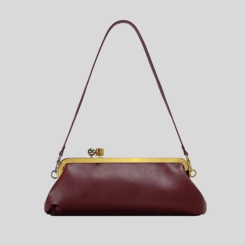 Long Kiss Lock Clutch