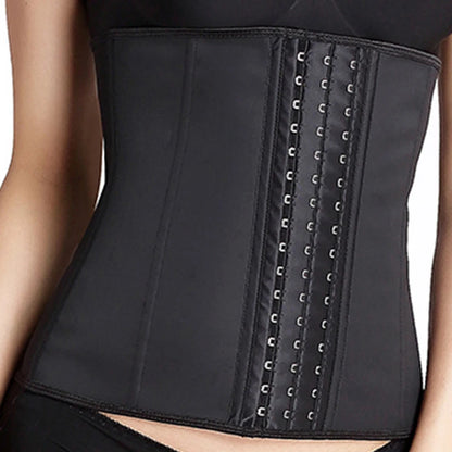9-Steel-Bone Underbust Latex Waist Trainer