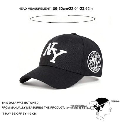 Letter Embroidery Cap