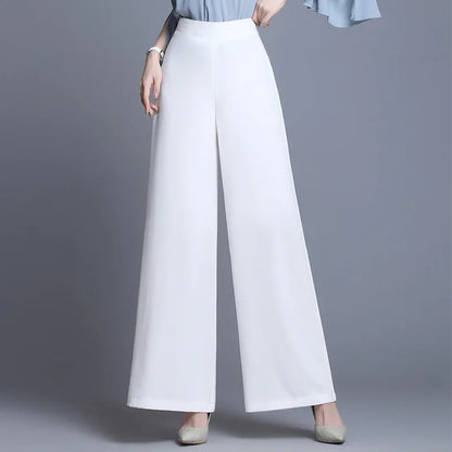 Wide Leg Chiffon Pants