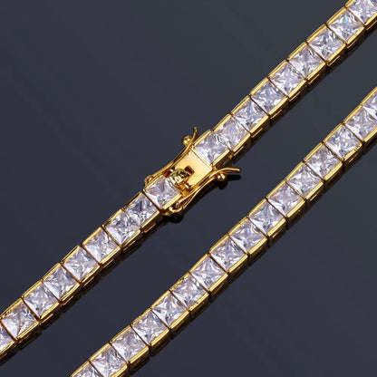 Handmade 4mm Square Diamond Bracelet