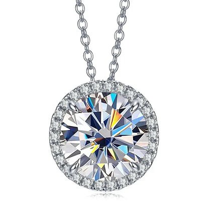 5 Carat Moissanite Necklace