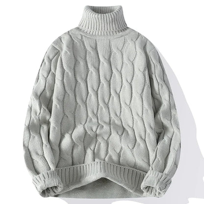 Men’s Turtleneck Knit Sweater