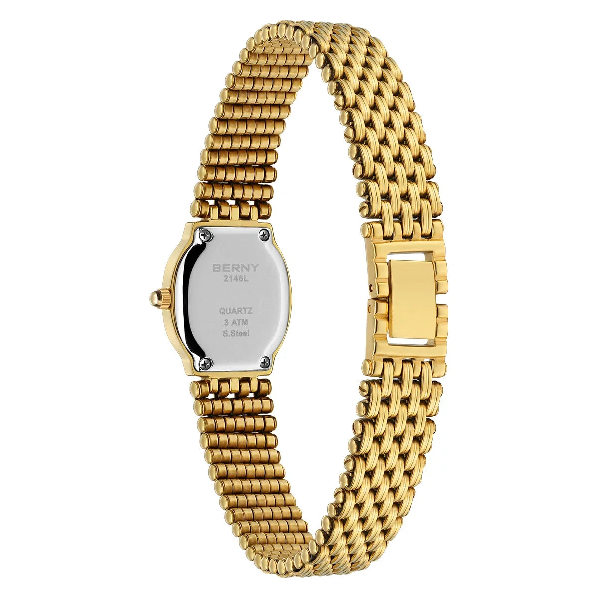 Gold Oval Watch