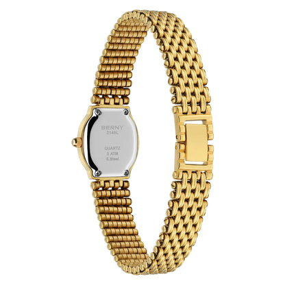 Gold Oval Watch