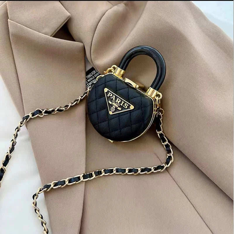 Mini Retro Diamond Texture Handbag