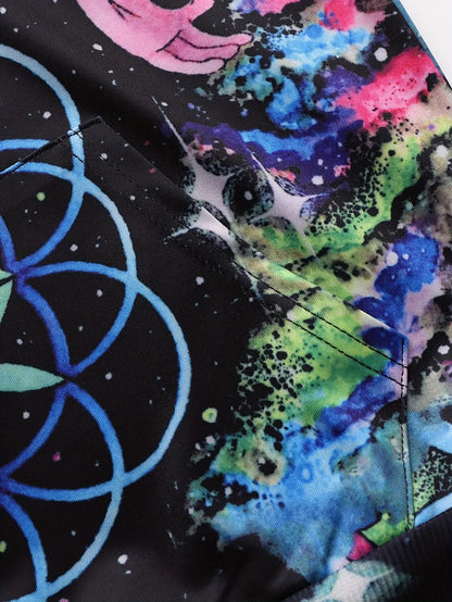 3D Graphic Loose Hoodie