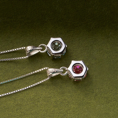 Moissanite Pendant Necklace