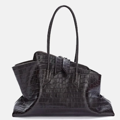Retro Crocodile Pattern Tote Bag