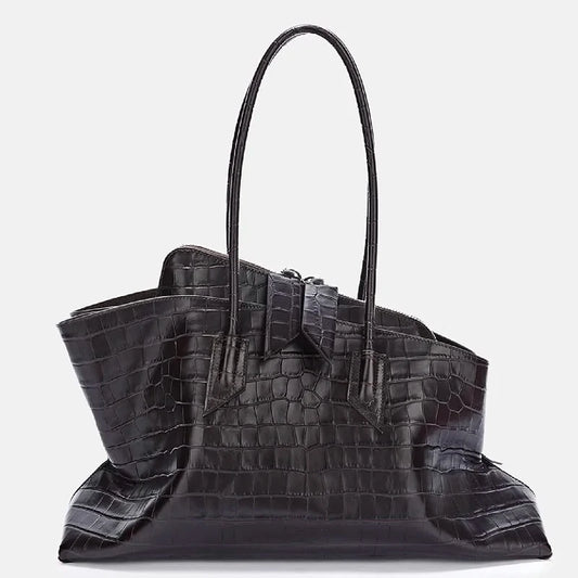 Retro Crocodile Pattern Tote Bag