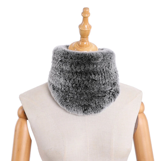 Rex Rabbit Fur Snood Scarf