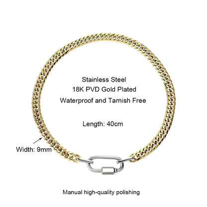 Two-Tone Cuban Necklace