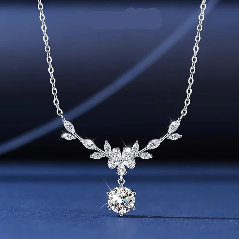 Halaile D Color Moissanite Necklace