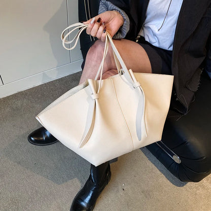 PU Leather 2-in-1 Shoulder Tote