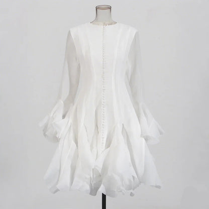 Sweet Ruffles Knee-Length Dress