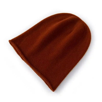 Women’s Knitted Mink Cashmere Hat