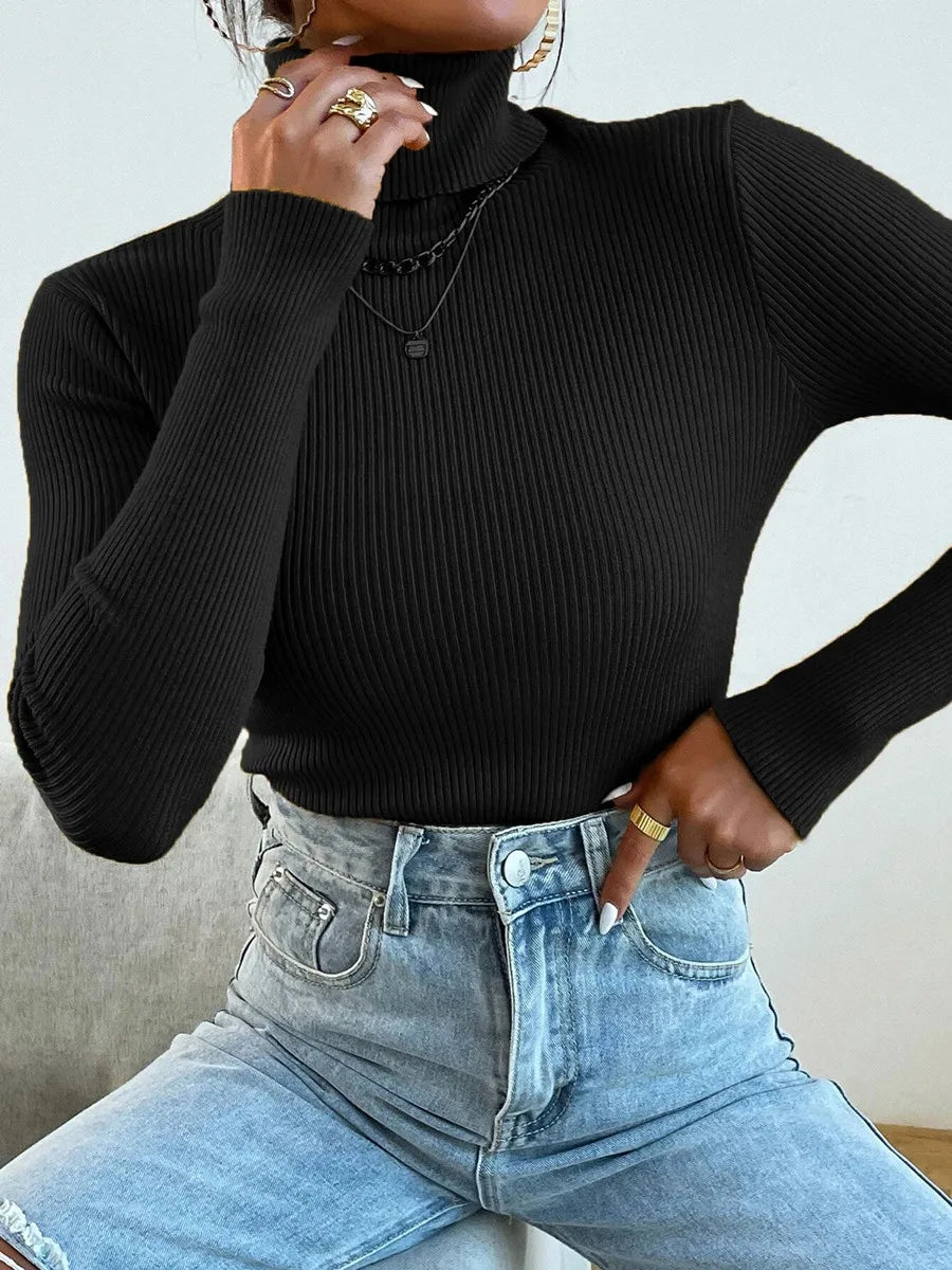 Cozy Ribbed Turtleneck