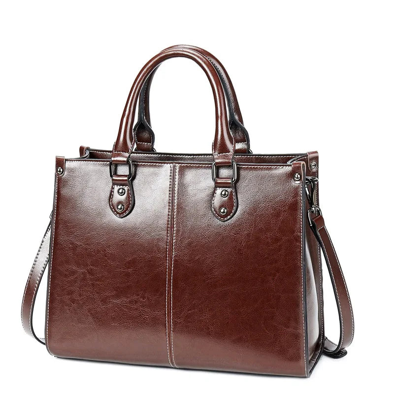 Genuine Leather Tote Bag