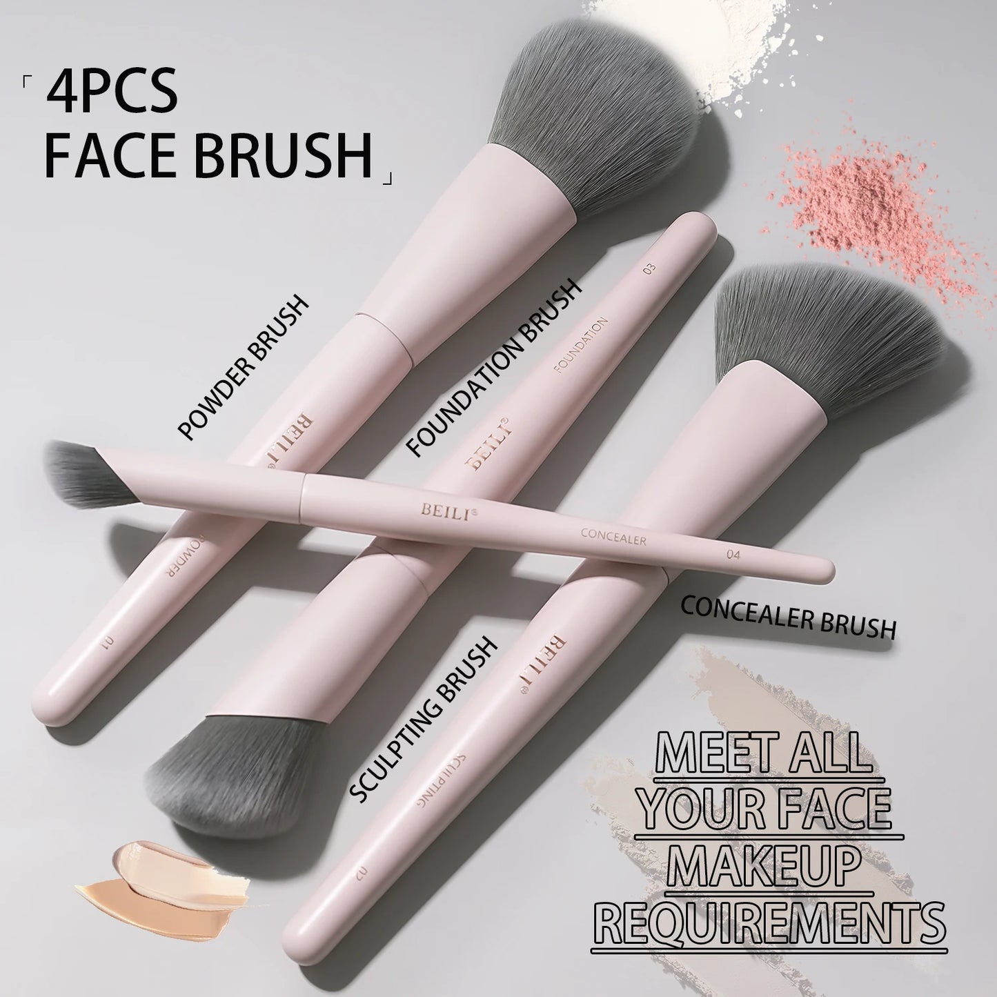 Vegan Makeup Brush Set