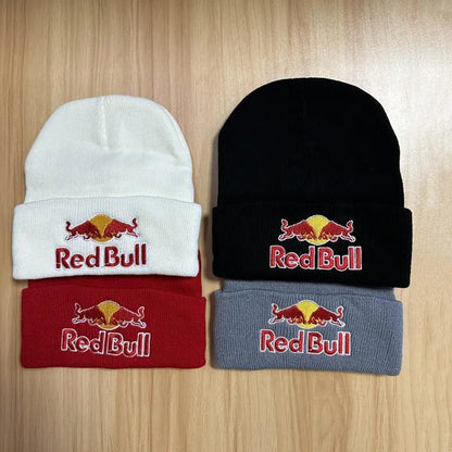 Red Bull Embroidered Knitted Beanie