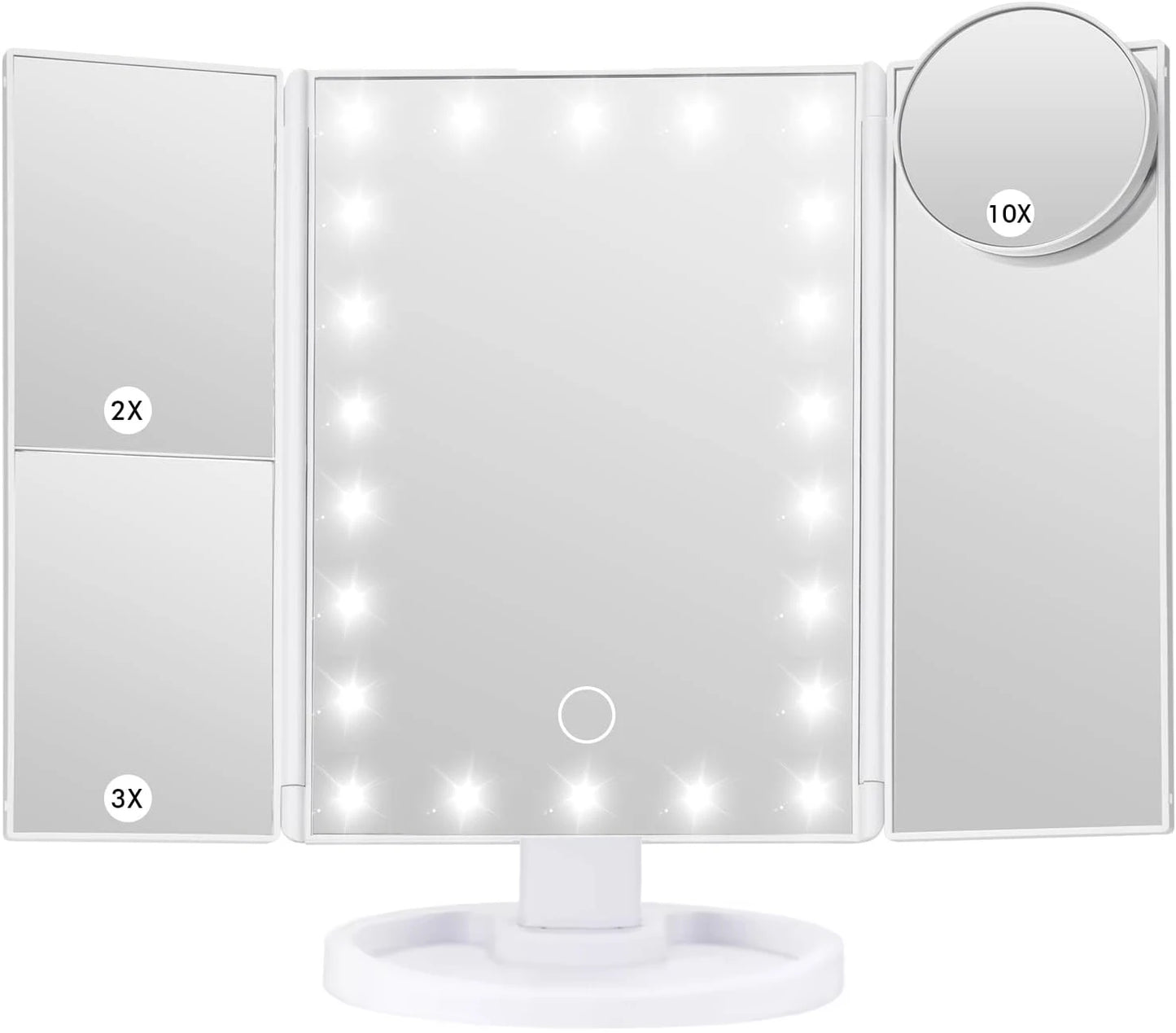 LED Vanity Makeup Mirror with Touch Control