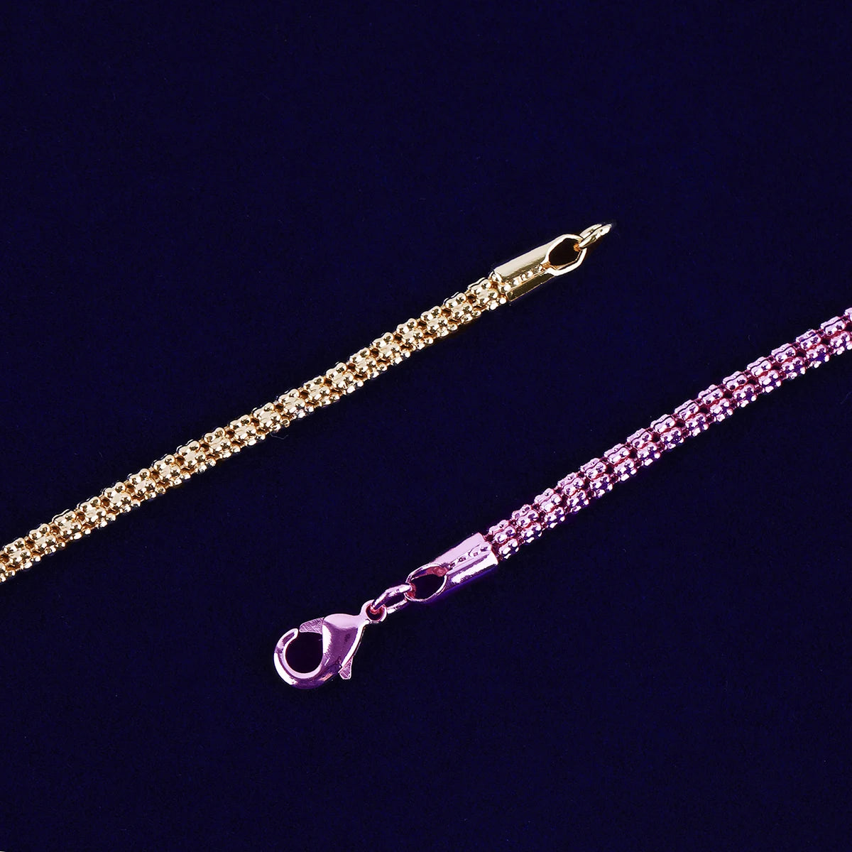 Women’s Gold Plated Snake Link Necklace